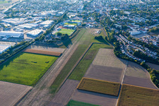 Vue aérienne de Site de vol à voile à le quartier Rohrbach in Sinsheim dans le département Bade-Wurtemberg, Allemagne