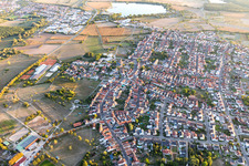 Vue aérienne de Quartier Weiher in Ubstadt-Weiher dans le département Bade-Wurtemberg, Allemagne