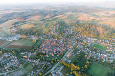 Wœrth dans le département Bas Rhin, France vue du ciel