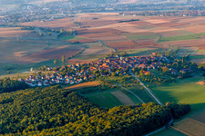 Engwiller dans le département Bas Rhin, France d'en haut