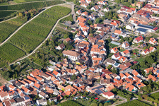 Vue aérienne de Birkweiler à le quartier Ilbesheim in Ilbesheim bei Landau in der Pfalz dans le département Rhénanie-Palatinat, Allemagne