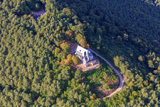 Vue oblique de Chapelle Sainte-Anne à Burrweiler dans le département Rhénanie-Palatinat, Allemagne