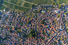 Vue aérienne de Parc Buhl à Deidesheim dans le département Rhénanie-Palatinat, Allemagne