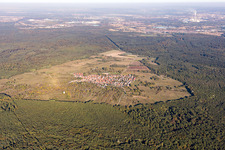 Image drone de Quartier Büchelberg in Wörth am Rhein dans le département Rhénanie-Palatinat, Allemagne