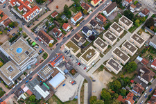 Au centre ville à Kandel dans le département Rhénanie-Palatinat, Allemagne d'en haut