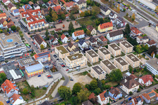Au centre ville à Kandel dans le département Rhénanie-Palatinat, Allemagne vue du ciel