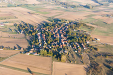 Enregistrement par drone de Retschwiller dans le département Bas Rhin, France