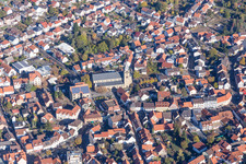 Vue aérienne de Östringen dans le département Bade-Wurtemberg, Allemagne
