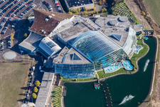 Vue aérienne de Thermes et monde aquatique Sinsheim à Sinsheim dans le département Bade-Wurtemberg, Allemagne