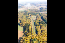 Vue oblique de Altheim, Bundeswehr à Walldürn dans le département Bade-Wurtemberg, Allemagne