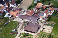 Photographie aérienne de Quartier Mühlhofen in Billigheim-Ingenheim dans le département Rhénanie-Palatinat, Allemagne
