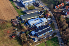Bad Bergzabern dans le département Rhénanie-Palatinat, Allemagne d'en haut