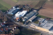 Bad Bergzabern dans le département Rhénanie-Palatinat, Allemagne d'en haut