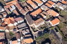 Photographie aérienne de Burrweiler dans le département Rhénanie-Palatinat, Allemagne