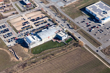 Photographie aérienne de Salle de remise en forme du Pfitzenmeier Premium Plus Resort à Neustadt an der Weinstraße dans le département Rhénanie-Palatinat, Allemagne