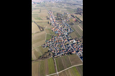 Vue aérienne de Forst an der Weinstraße dans le département Rhénanie-Palatinat, Allemagne