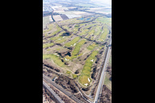 Vue oblique de Golf de Kurpfalz à Limburgerhof dans le département Rhénanie-Palatinat, Allemagne