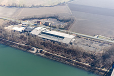 Vue aérienne de Hockenheim dans le département Bade-Wurtemberg, Allemagne