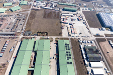 Vue aérienne de Dépôt de l'armée à Lingenfeld dans le département Rhénanie-Palatinat, Allemagne