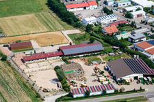 Vue aérienne de Zone industrielle O, Drei Eichen Hof à le quartier Herxheim in Herxheim bei Landau dans le département Rhénanie-Palatinat, Allemagne