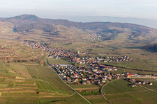 Vue aérienne de Quartier Oberrotweil in Vogtsburg im Kaiserstuhl dans le département Bade-Wurtemberg, Allemagne