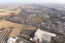 Vue aérienne de Breisach am Rhein dans le département Bade-Wurtemberg, Allemagne