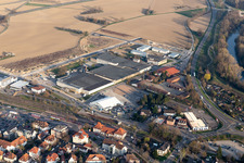 Vue oblique de Breisach am Rhein dans le département Bade-Wurtemberg, Allemagne