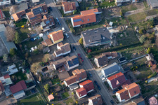 Kandel dans le département Rhénanie-Palatinat, Allemagne depuis l'avion