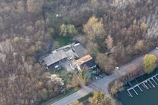 Photographie aérienne de Rheinschänke à Leimersheim dans le département Rhénanie-Palatinat, Allemagne
