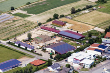 Photographie aérienne de Écurie équestre Feuilles de Chêne à le quartier Herxheim in Herxheim bei Landau dans le département Rhénanie-Palatinat, Allemagne