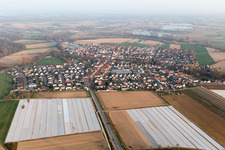 Vue aérienne de Kuhardt dans le département Rhénanie-Palatinat, Allemagne