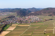 Klingenmünster dans le département Rhénanie-Palatinat, Allemagne hors des airs