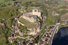 Photographie aérienne de Complexe du château de Beynac à Beynac-et-Cazenac dans le département Dordogne, France