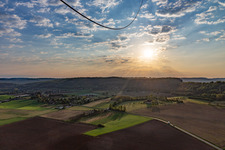Vézac dans le département Dordogne, France hors des airs
