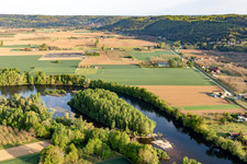 Photographie aérienne de Allas-les-Mines dans le département Dordogne, France