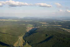 Vue aérienne de Immendingen dans le département Bade-Wurtemberg, Allemagne