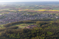 Bad Bergzabern dans le département Rhénanie-Palatinat, Allemagne hors des airs