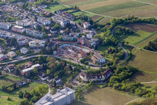 Vue oblique de Bad Bergzabern dans le département Rhénanie-Palatinat, Allemagne