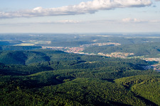 Vue aérienne de Tuttlingen dans le département Bade-Wurtemberg, Allemagne