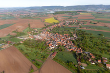 Hunspach dans le département Bas Rhin, France d'un drone