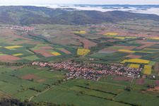 Vue aérienne de Schweighofen dans le département Rhénanie-Palatinat, Allemagne