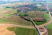 Photographie aérienne de Contourner le chantier à Impflingen dans le département Rhénanie-Palatinat, Allemagne