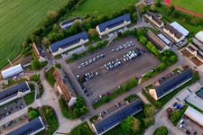 Photographie aérienne de Centre électronique de la police fédérale et de la Bundeswehr à Bad Bergzabern dans le département Rhénanie-Palatinat, Allemagne