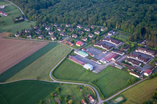 Drachenbronn-Birlenbach dans le département Bas Rhin, France hors des airs
