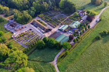 Vue d'oiseau de Pépinière Bienwald / Greentec à Berg dans le département Rhénanie-Palatinat, Allemagne