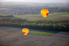 Photographie aérienne de Ballons jumeaux Pfalzgas à Kandel dans le département Rhénanie-Palatinat, Allemagne
