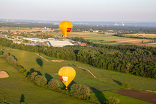Photographie aérienne de Ballons jumeaux Pfalzgas à Steinweiler dans le département Rhénanie-Palatinat, Allemagne