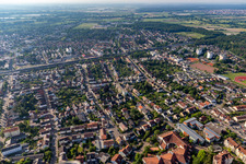 Limburgerhof dans le département Rhénanie-Palatinat, Allemagne d'en haut