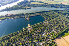 Vue aérienne de Marxweiher à Waldsee dans le département Rhénanie-Palatinat, Allemagne