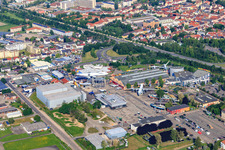 Vue aérienne de Musée de la technologie à Speyer dans le département Rhénanie-Palatinat, Allemagne